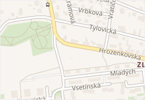 Hrozenkovská v obci Praha - mapa ulice
