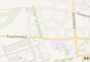 Hrušovická v obci Praha - mapa ulice