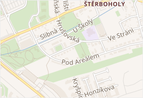 Hrušovská v obci Praha - mapa ulice