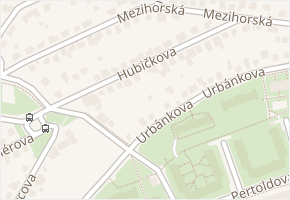 Hubičkova v obci Praha - mapa ulice