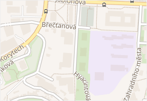 Hyacintová v obci Praha - mapa ulice