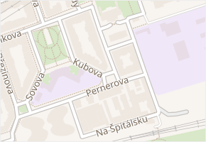 Hybešova v obci Praha - mapa ulice