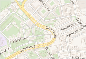 Irvingova v obci Praha - mapa ulice