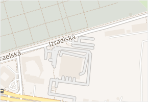 Izraelská v obci Praha - mapa ulice