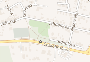 Jahodnická v obci Praha - mapa ulice