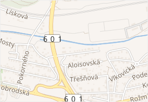 Jednostranná v obci Praha - mapa ulice