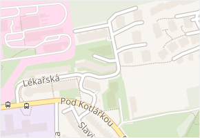 Jeřabinová v obci Praha - mapa ulice
