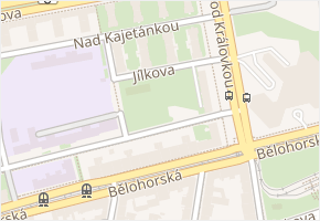 Jílkova v obci Praha - mapa ulice