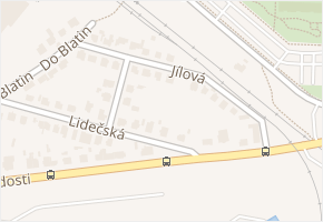 Jílová v obci Praha - mapa ulice