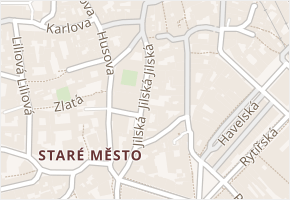 Jilská v obci Praha - mapa ulice