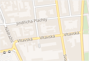 Jindřicha Plachty v obci Praha - mapa ulice