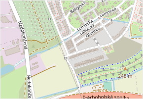 Jindrlovská v obci Praha - mapa ulice