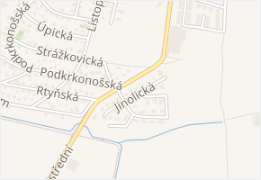 Jinolická v obci Praha - mapa ulice