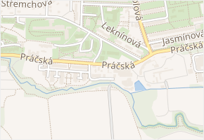 Jiříčkové v obci Praha - mapa ulice