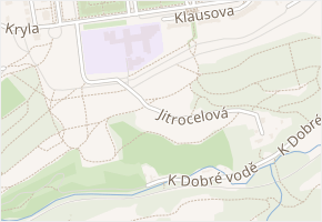 Jitrocelová v obci Praha - mapa ulice