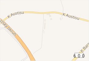 K Austisu v obci Praha - mapa ulice