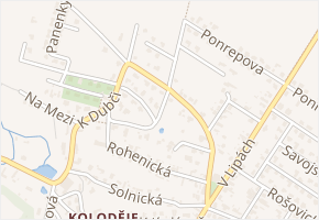 K Blatovu v obci Praha - mapa ulice