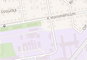 K Horoměřicům v obci Praha - mapa ulice