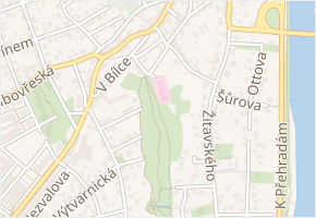 K interně v obci Praha - mapa ulice