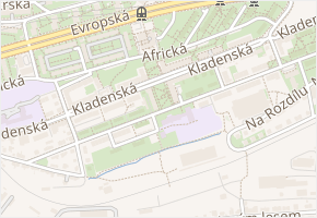 K lánu v obci Praha - mapa ulice