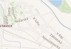 K luhu v obci Praha - mapa ulice