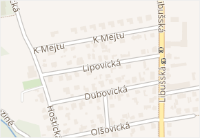 K mejtu v obci Praha - mapa ulice