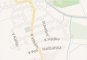 K pastvinám v obci Praha - mapa ulice