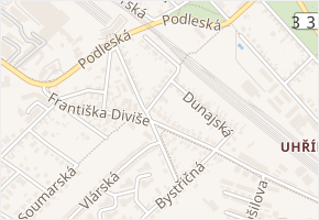 K podchodu v obci Praha - mapa ulice