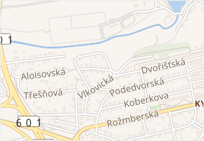 K Rokytce v obci Praha - mapa ulice