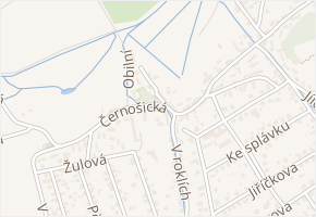 K topolům v obci Praha - mapa ulice