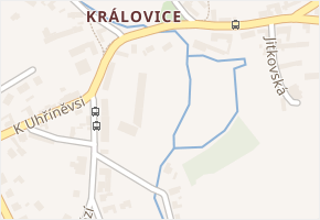 K Uhříněvsi v obci Praha - mapa ulice