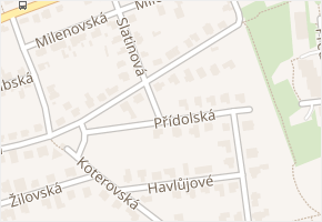 K Velké Ohradě v obci Praha - mapa ulice