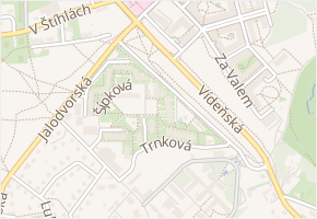K výzkumným ústavům v obci Praha - mapa ulice