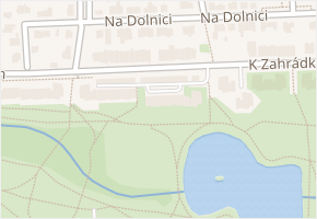 K zahrádkám v obci Praha - mapa ulice