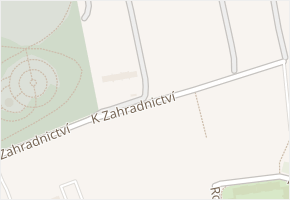 K zahradnictví v obci Praha - mapa ulice