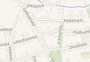Kadaňská v obci Praha - mapa ulice