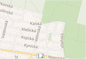 Kalská v obci Praha - mapa ulice