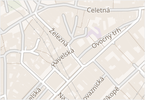 Kamzíková v obci Praha - mapa ulice