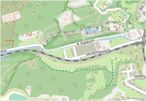 Kanova v obci Praha - mapa ulice