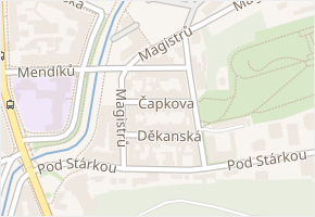Kapitulská v obci Praha - mapa ulice