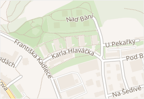 Karla Hlaváčka v obci Praha - mapa ulice