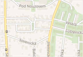Karlovická v obci Praha - mapa ulice