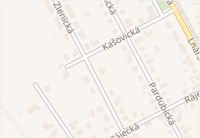 Kašovická v obci Praha - mapa ulice