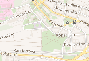 Kašparovo náměstí v obci Praha - mapa ulice