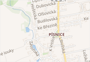 Ke březině v obci Praha - mapa ulice