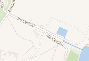Ke cvičišti v obci Praha - mapa ulice