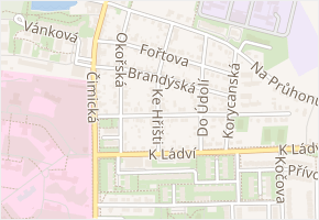 Ke hřišti v obci Praha - mapa ulice
