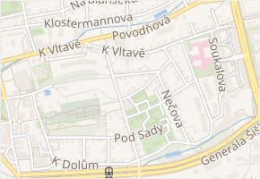 Ke kapličce v obci Praha - mapa ulice