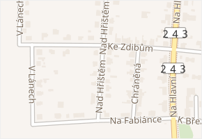 Ke Zdibům v obci Praha - mapa ulice