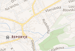 Ke zdravotnímu středisku v obci Praha - mapa ulice